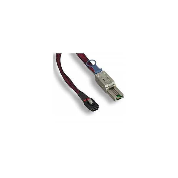 Cable Wholesale SFF8087 Internal to SFF8088 External Mini-SAS Cable, 6Gbit, SFF8087 male to SFF8088 male, 2m 23SA-02301 - main